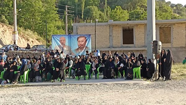 استقبال پر‌شور مردم دهستان کریک از کاروان خدام رضوی