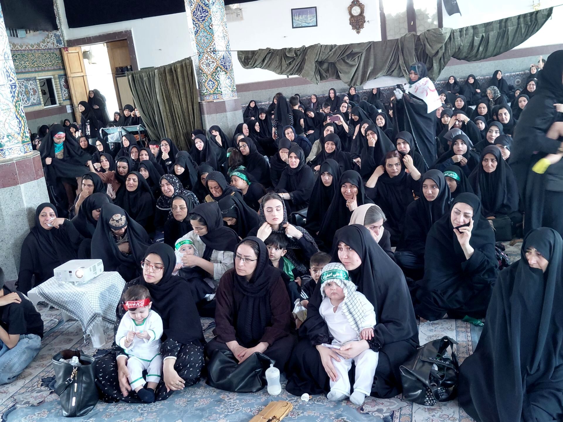 ادامه مسیر کربلا با شیرخوارگان حسینی