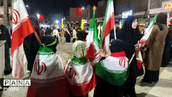 راهپیمایی در شهرستان گچساران 