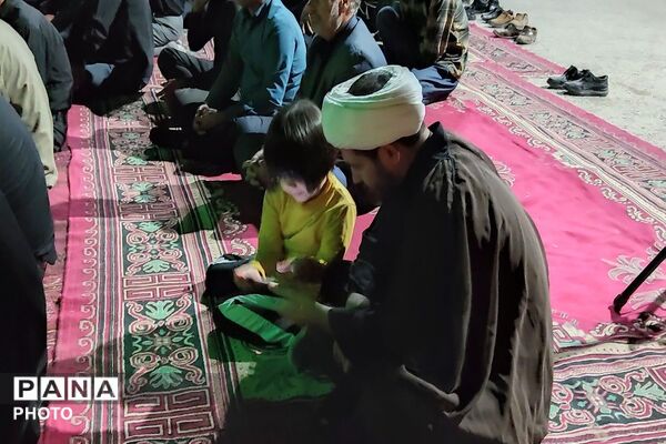 مراسم عزاداری ششمین شب از ماه محرم الحرام در حسینیه شهدای شهر بار