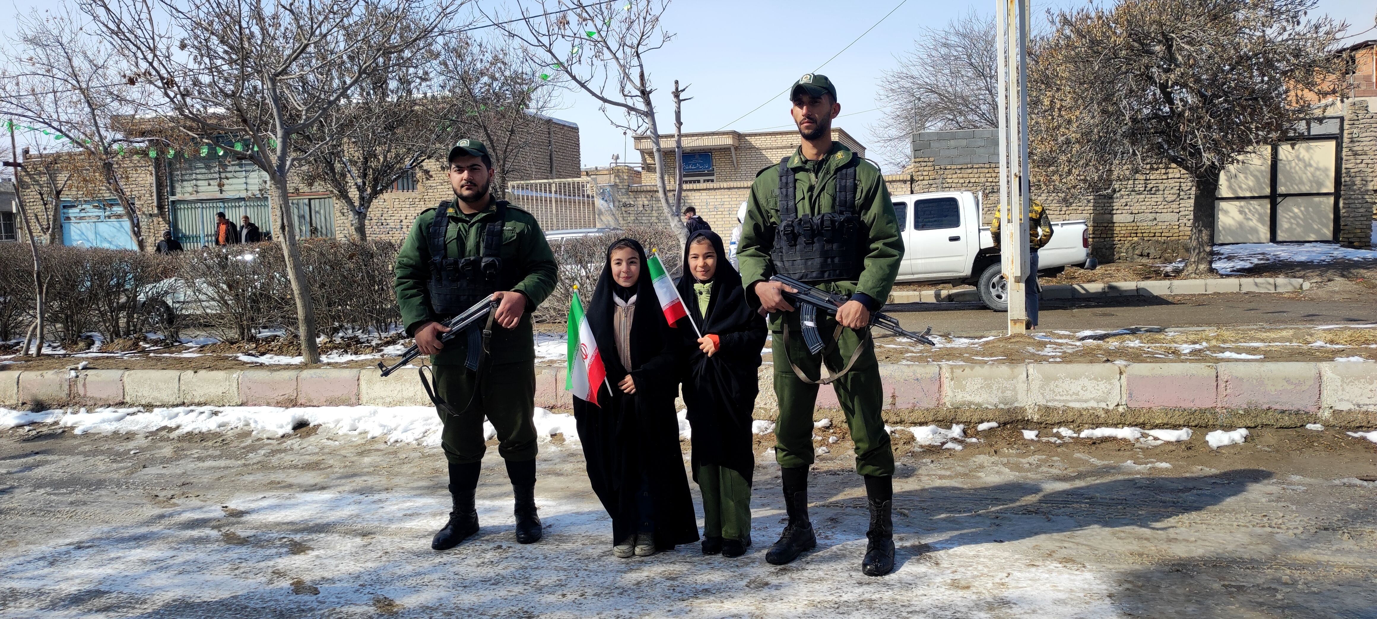 راهپیمایی ۲۲بهمن در روستای اسلام آباد شیروان