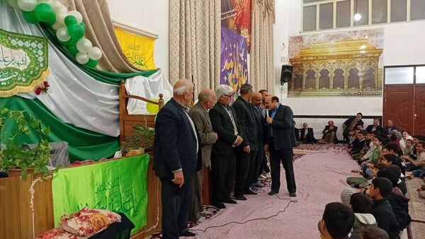 جشن باشکوه ولادت امام علی (ع) در روستای نقاب خلیل آباد