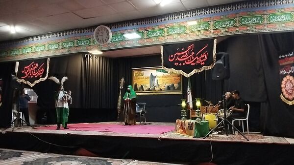 مراسم شب هشتم محرم در  هیئت فرهنگیان 