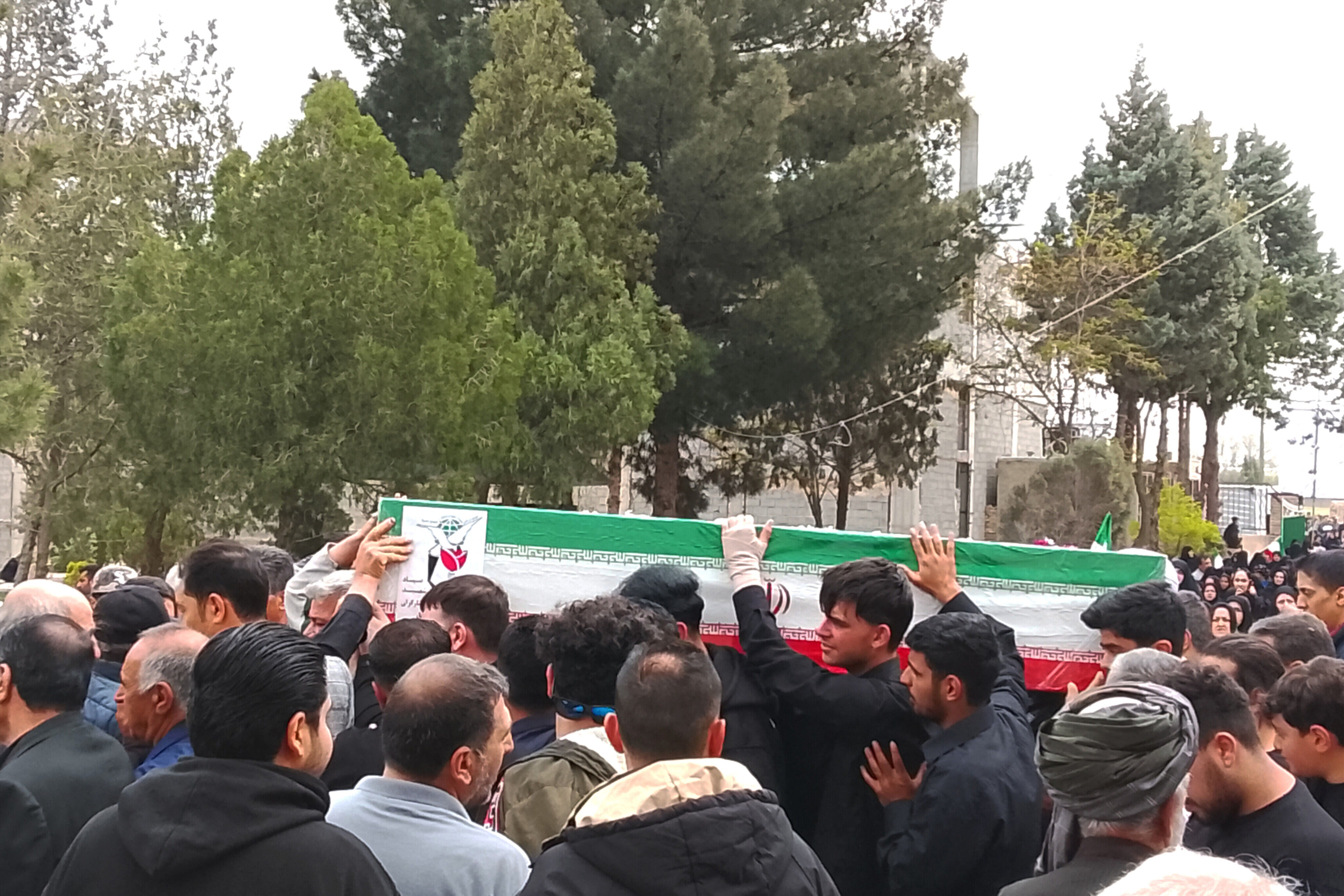 مراسم تشیع شهید جوان یوسف‌آباد