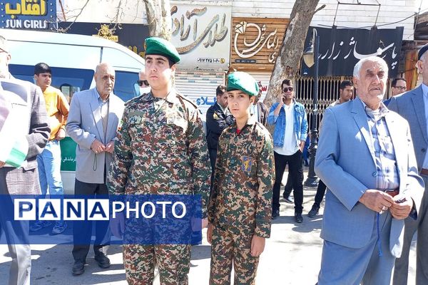 حضور پرشور مردم یاسوج در راهپیمایی روز قدس