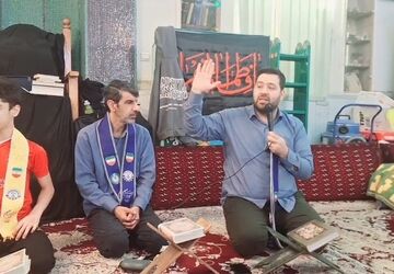 اعتکاف دانش‌آموزی در گرگان