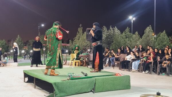 تعزیه خوانی در شهرک شهید بهشتی منطقه ۱۴ تهران در شب‌های محرم