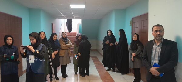 مراسم هفته کتاب و کتابخوانی در دبیرستان فرزانگان استعداد درخشان شهرستان ملارد