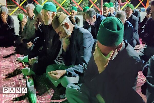 مراسم عزاداری ششمین شب از ماه محرم الحرام در حسینیه شهدای شهر بار