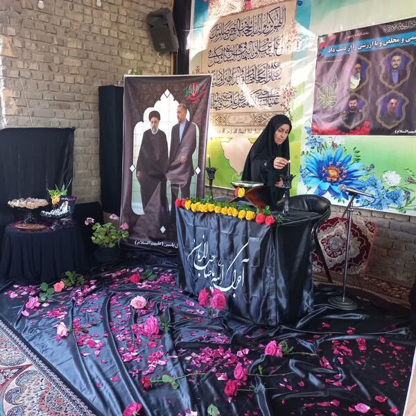 مراسم عزاداری شهدای خدمت در شهرستان فاروج