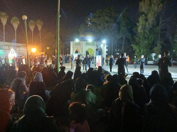 مراسم عزاداری شب عاشورا در پایگاه هوایی شهید دوران شیراز