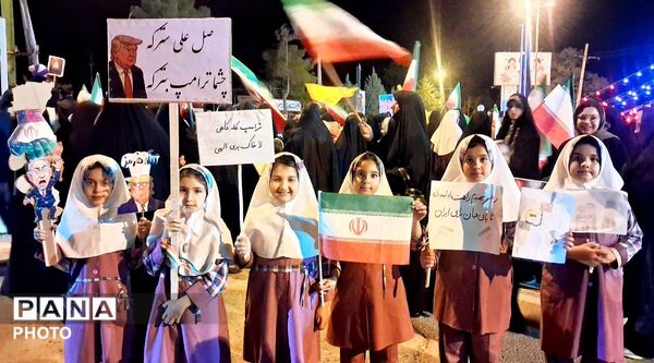 پیشگامان نمایش شور میهن دوستی در تجمعات شبانه 