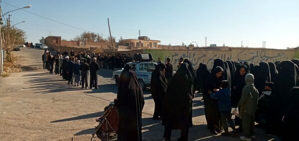 عزاداری فاطمی با حضور شهید گمنام در روستای ورجان قم