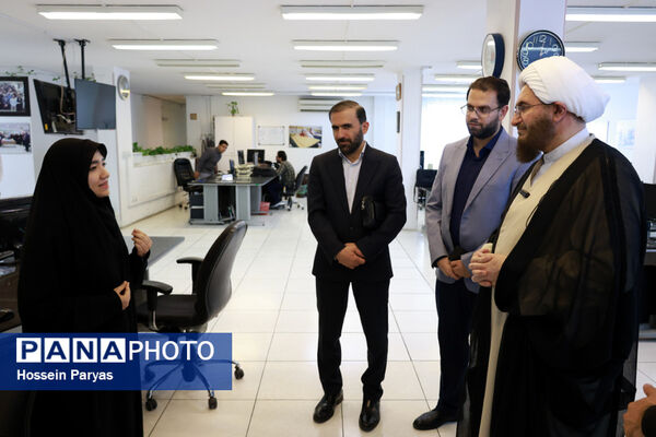 بازدید حجت‌الاسلام حاج علی‌اکبری رئیس شورای سیاستگذاری ائمه جمعه از خبرگزاری پانا
