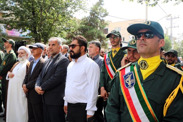 تشییع پیکر شهید نارنجی در ارومیه