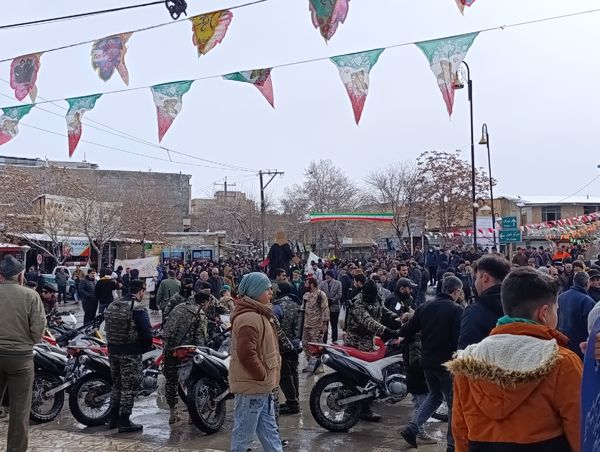 راهپیمایی ۲۲ بهمن در آشخانه