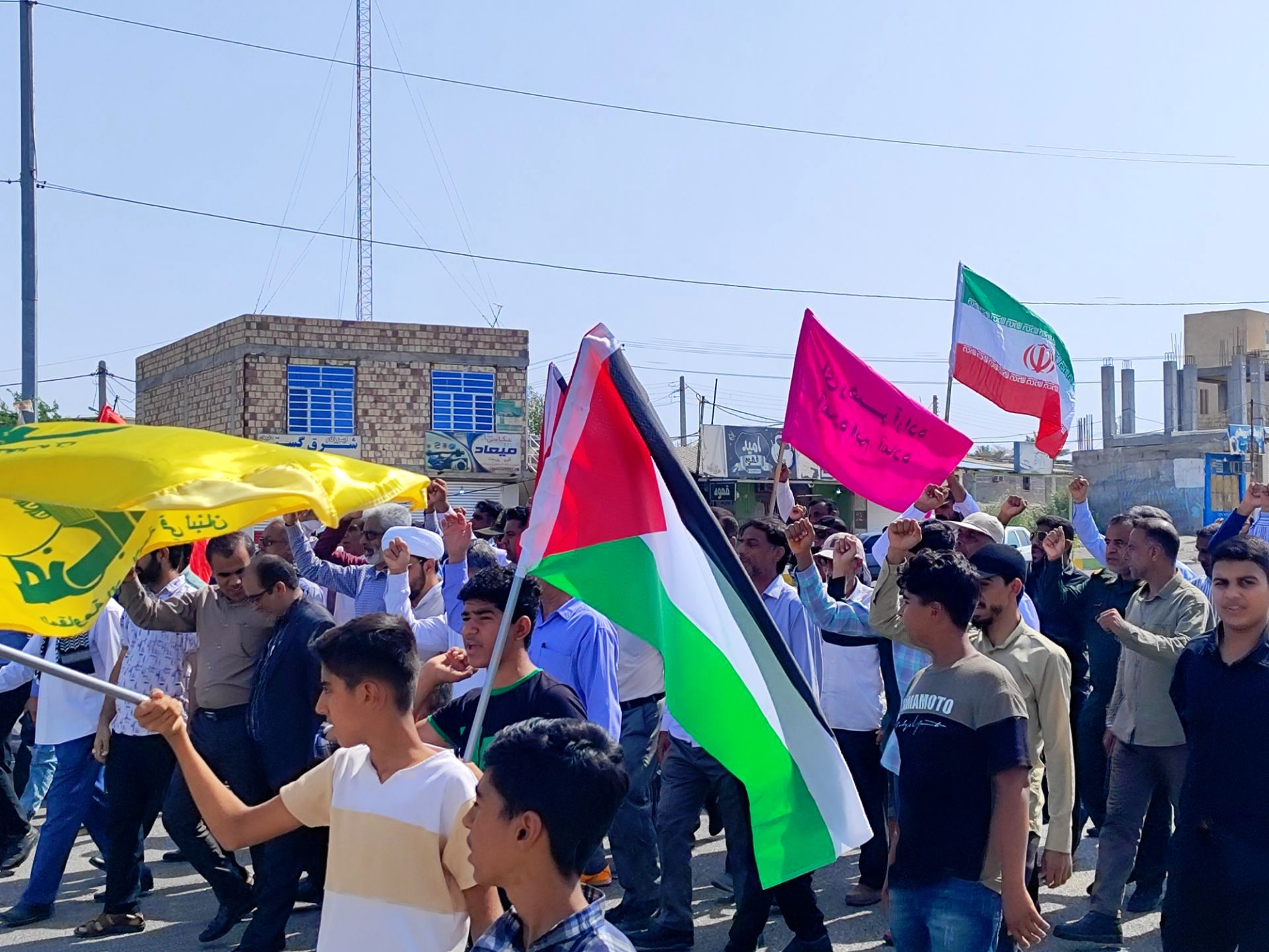 راهپیمایی خشم و نفرت بر علیه رژیم غاصب صهیونیستی در سندرک 