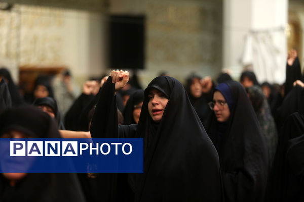 مراسم گرامیداشت شهدای اقتدار و امنیت «فراجا» در حرم حضرت معصومه(س)