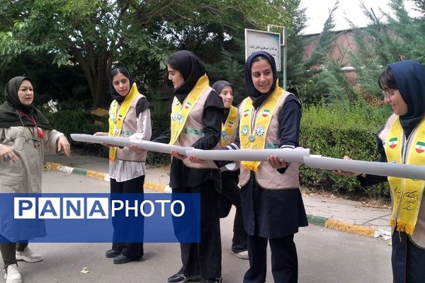 حال و هوای روز اول دوازدهمین پیش اردوی ملی دختران شهرستان های استان تهران