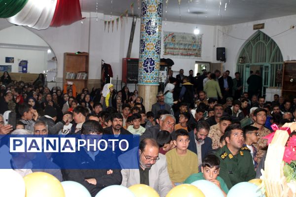 جشن میلاد امام زمان(عج) و گرامیداشت دهه فجر در مسجد بقیة الله شوراب صغیر