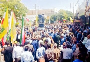 مردم شهرستان تاکستان در جمعه خشم و نصر دلاورانه به میدان آمدند