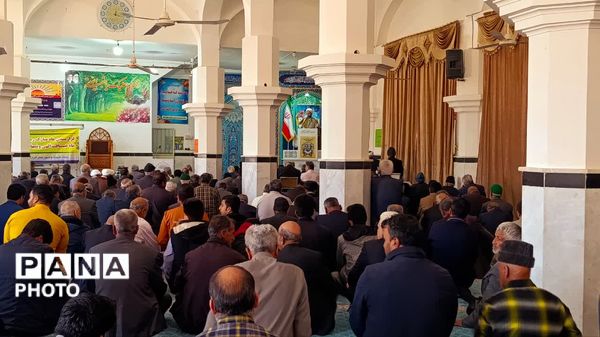 نخستین نماز جمعه ماه مبارک رمضان در شهرستان خلیل‌آباد 