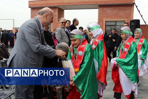 آیین افتتاح مدرسه ۱۴ کلاسه روستای خیرآباد