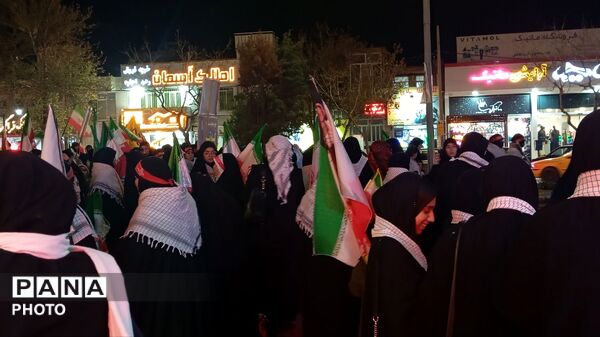 شکوه اقتدار مردم نیشابور در سی و ششمین شب از قرار های شبانه