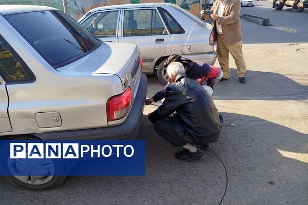 بازدید دانش‌آموزان دبیرستان وحدت شفیعی از مرکز معاینه فنی خودرو کهریزک 