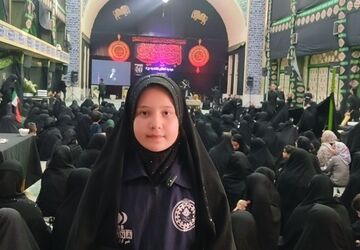 اجتماع نوجوانان عاشورایی؛ طنین «احلی من العسل» در حسینیه اعظم