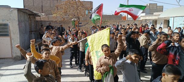 مراسم گرامیداشت شهید مقاومت در دبیرستان‌های پسرانه شهرستان خلیل‌آباد