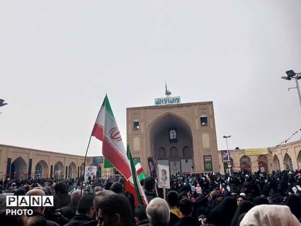  راهپیمایی روز قدس باحضور پرشور مردم نیشابور