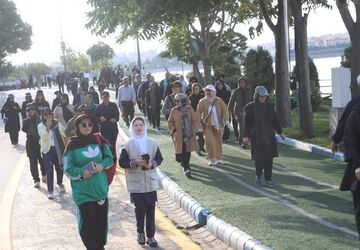 همایش پیاده روی دوردریاچه شورابیل اردبیل