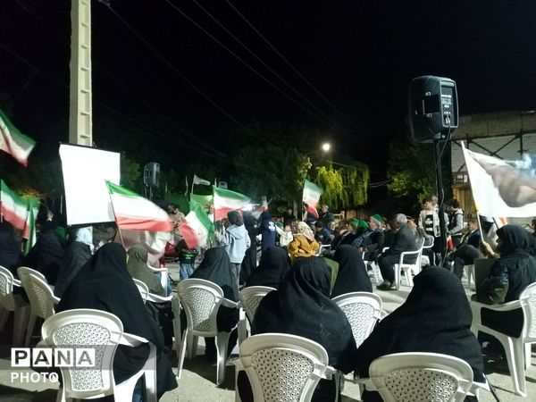 شکوه بصیرت  مردم ولایت مدار شهر بار برای دفاع از وطن 