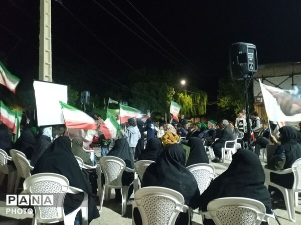 شکوه بصیرت  مردم ولایت مدار شهر بار برای دفاع از وطن 
