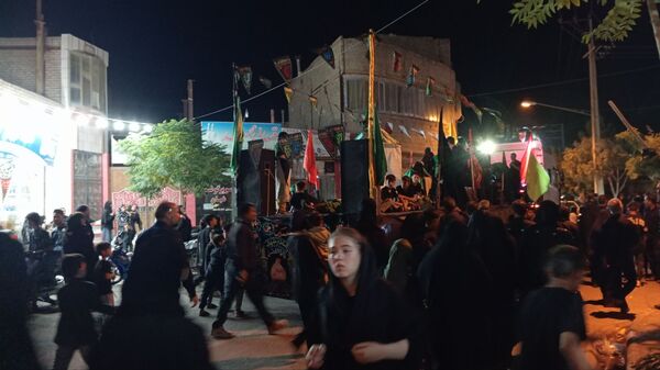 برگزاری مراسم شام غریبان در دهستان رزق آباد