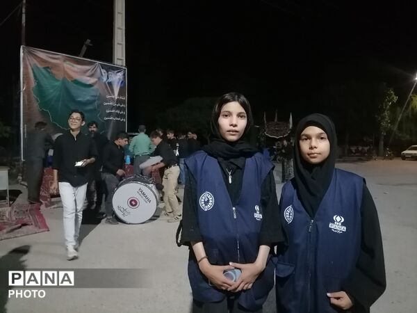 عزاداری و زنجیر زنی  شب هفتم ماه محرم در حسینیه شهدای شهر بار  