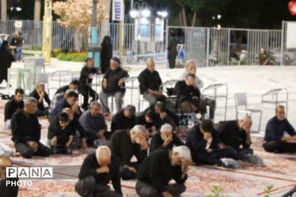 مراسم عزاداری تاسوعای حسینی در زیارتگاه شهید مدرس 