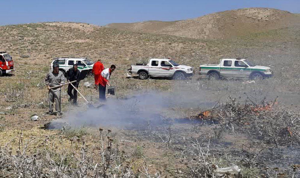 برگزاری مانور اطفای حریق با حضور نیروهای امدادی