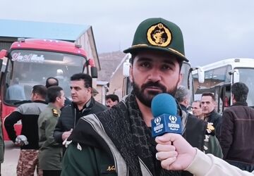 ۲۲۰ دانش آموز جوانرودی به مناطق عملیاتی اعزام شدند