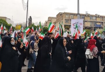 حضور باشکوه مردم شیراز در راهپیمایی روز قدس
