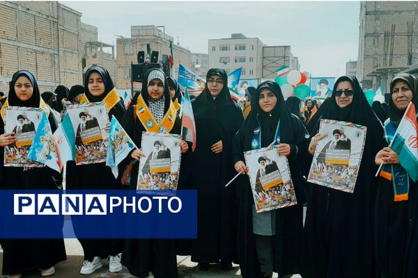 تجلی وحدت ملی در راهپیمایی ۲۲بهمن نصیرشهر 