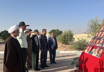 صبحگاه مشترک نیروهای مسلح در اشکذر برگزار شد