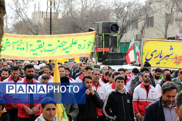گلستانی از غرور در سملقان؛ موج حضور مردم در جشن انقلاب