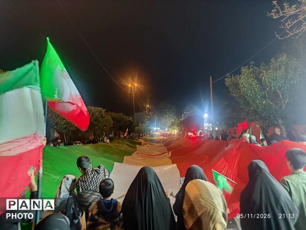 هفتاد و سومین شب از رژه ماشینی در بلوار فضل نیشابور 