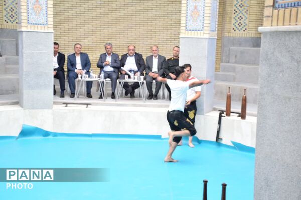افتتاح زورخانه جانباز سرافراز محمد‌جواد بهارلو در زرقان