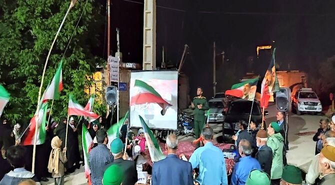 عزاداری مردم شهر بار در شب های محرم