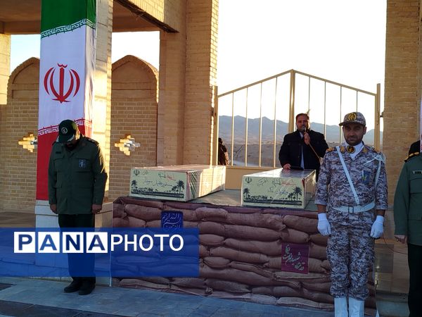 استقبال از شهدای گمنام در شهر درق