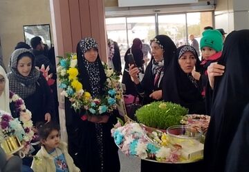 عطر کعبه در فرودگاه شهید بهشتی اصفهان پیچید