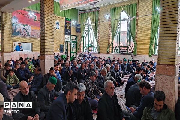 مراسم عزاداری شهادت امام جعفر صادق علیه السلام در حسینیه شهربار
